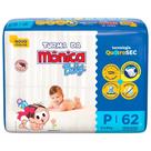 Fralda turma da monica mega p 62 unidades