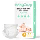 Fraldas Babycozy Bouncy Soft Tamanho 4 (10-17kg) - Pacote com 56 Unidades