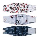 Fraldas CuteBone para cães machos, laváveis e reutilizáveis, design de Natal