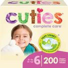 Fraldas Cuties Skin Smart - Tamanho 6 (200 unidades) - Absorvente e Hipoalergênicas