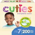 Fraldas Cuties Skin Smart - Tamanho 7 (200 unidades) - Absorvente e Hipoalergênicas
