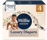 Fraldas de Luxo Millie Moon Tamanho 4 Pacote com 120 unidades Fraldas de Luxo Millie Moon Tamanho 4 Pacote com 120 unidades