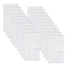 Fraldas de pano Gerber Birdseye Flatfold unissex, pacote com 20 unidades, brancas
