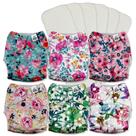 Fraldas de pano Mama Koala 3.0 Pocket, pacote com 6 inserções