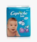 Fraldas Descartáveis-Capricho Baby- P 96 Unidades Fraldas Descartáveis-Capricho Baby- P 96 Unidades