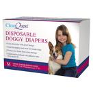 Fraldas Descartáveis ClearQuest para Cães Tamanho Médio 28-56 cm 5,9-9,9 kg