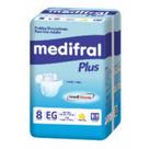 Fraldas Descartáveis Medifral Plus Uso Adulto EG 8 unidades