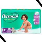 Fraldas Descartáveis Personal Baby Dia e Noite - Pacote Hiper M/G/XG/XXG