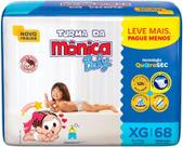 Fraldas descartaveis turma monica giga eg c/68 und