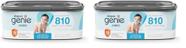 Fraldas Diaper Genie Jumbo Square Refill 810 (pacote com 2)