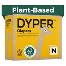 Fraldas DYPER para Bebê Recém-Nascido (0-4,5kg) - Viscose de Bambu - Pacote com 204 Unidades