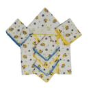 Fraldas Estampadas 1 Toalha de Banho 2 Ombro e 4 Boca