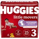Fraldas Huggies Little Movers Tamanho 3 (7-13 kg) 25 unidades