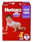 Fraldas Huggies Little Movers Tamanho 3 (7-13kg) - Pacote com 174 Unidades