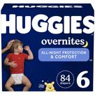 Fraldas Huggies Overnites Tamanho 6 (16-28kg) - Pacote com 168 Unidades