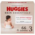 Fraldas Huggies Skin Essentials tamanho 3 para bebês (7-13 kg) x66