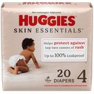 Fraldas HUGGIES Skin Essentials tamanho 4 (10-16 kg) 20 unidades