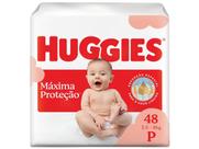 Fraldas Huggies Supreme Care - Tam. P 0 a 6kg 48 Unidades