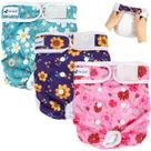 Fraldas laváveis para cães femininas Pet Soft (pacote com 3) tamanho L