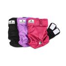 Fraldas laváveis para cães, Pet Parents, pacote com 3 fraldas X-Small Princess