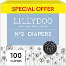 Fraldas LILLYDOO Tamanho 2 (4-8kg) - Pacote com 100 Unidades (6 Meses)