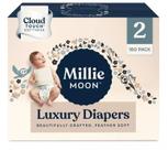 Fraldas Luxo Millie Moon Tamanho 2 160 un. Conforto Macio