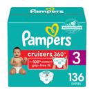 Fraldas Pampers Cruisers 360 Tamanho 3 6-11 kg 136 unidades