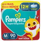 Fraldas Pampers Supersec Tam. M - 6 a 10kg 90 Unidades