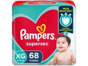 Fraldas Pampers Supersec Tam. XG - 11 a 15kg 68 Unidades