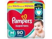 Fraldas Pampers Supersequinha Tam. M 6 a 10kg 90 Unidades Fraldas Pampers Supersequinha Tam. M 6 a 10kg 90 Unidades