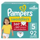 Fraldas Pampers Swaddlers 360 Pull-On, tamanho 5, 92 unidades