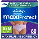Fraldas para Adultos Always Discreet MaxiProtect P/M 68 un.