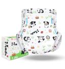 Fraldas para Adultos Landofgenie - Estampadas com Pandas - Pacote com 10 Unidades