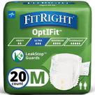 Fraldas para adultos Medline FitRight Ultra Absorbency 20 unidades Fraldas para adultos Medline FitRight Ultra Absorbency 20 unidades