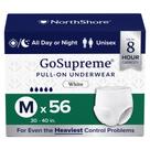 Fraldas para Adultos NorthShore GoSupreme Médio 56 Unidades