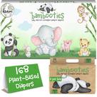Fraldas para Bebê Bambooties Tamanho Grande 4 Pacote com 168 Unidades TCF