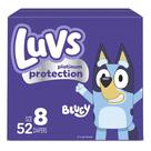 Fraldas para Bebê Luvs Platinum Protection Tamanho 8 com 52 Unidades Fraldas para Bebê Luvs Platinum Protection Tamanho 8 com 52 Unidades