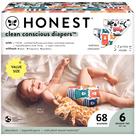 Fraldas The Honest Company Clean Conscious Beary Cool - Tamanho 6