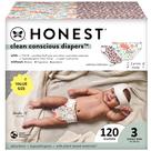 Fraldas The Honest Company Clean Conscious Wild Thang - Pacote com 3
