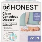 Fraldas The Honest Company Recém-nascido 72 Unidades Antivazamento
