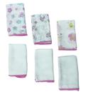 Fraldinha de Boca Premium 30x30cm 100% algodão Kit com 12