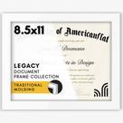 Frame Diploma Frame Coleção Americanflat Legacy 21 x 29,7 cm branca