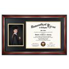 Frame Graduation Mall Cherry para certificado 21x29cm com vidro