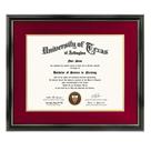Frame Graduation Mall Diploma 28 x 36 cm com tapete 38 x 46 cm sem tapete