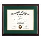 Frame Graduation Mall Diploma 28 x 36 cm com tapete 38 x 46 cm sem tapete