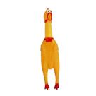 Frango Galinha de Borracha Mordedor e Brinquedo para Pet 17cm Frango Galinha de Borracha Mordedor e Brinquedo para Pet 17cm