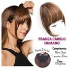 Franja Aplique Tic Tac CABELO HUMANO Natural - Castanho Franja Aplique Tic Tac CABELO HUMANO Natural - Castanho