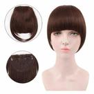 Franja aplique tic tac cabelo orgânico idêntico o humano