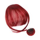 Franja De Cabelo Sintética Com Aparência Natural, Extensão Frontal Com Presilhas, Peça De Cabelo De