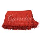 Franja de seda 20 cm/larg vermelho metro